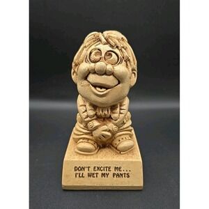 Vintage 1972  Paula Co Figure "Don't Excite Me I'll Wet My Pants" W-264 USA Made